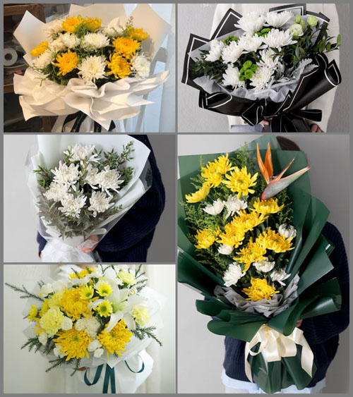广东湛江市吴川市梅录街道新城社区白事花束代送